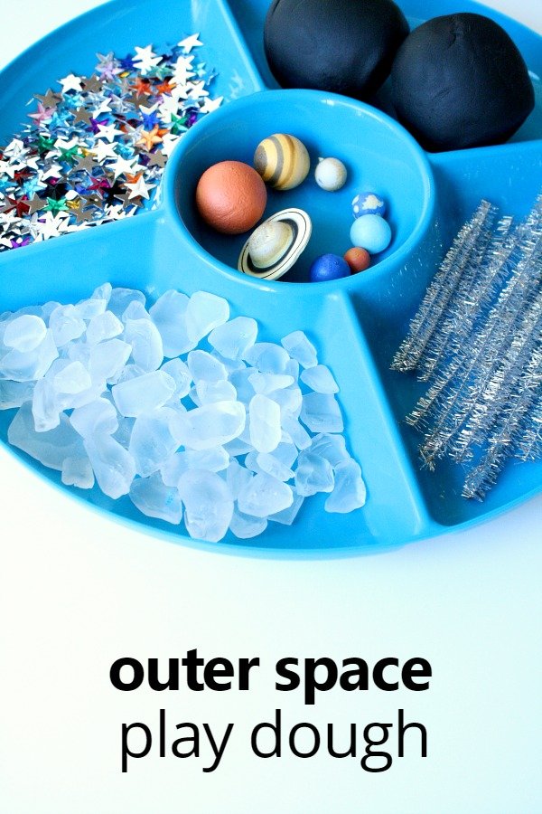 Sensory Play - Outer Space Play Dough
