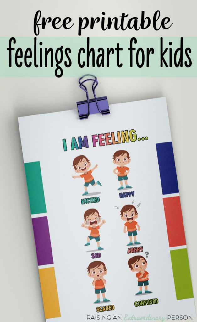 Free Printable Feelings Chart For Adults