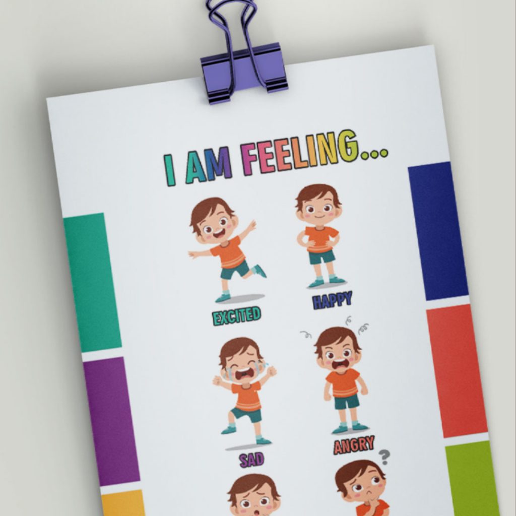 Free Printable Feelings Chart For Preschoolers
