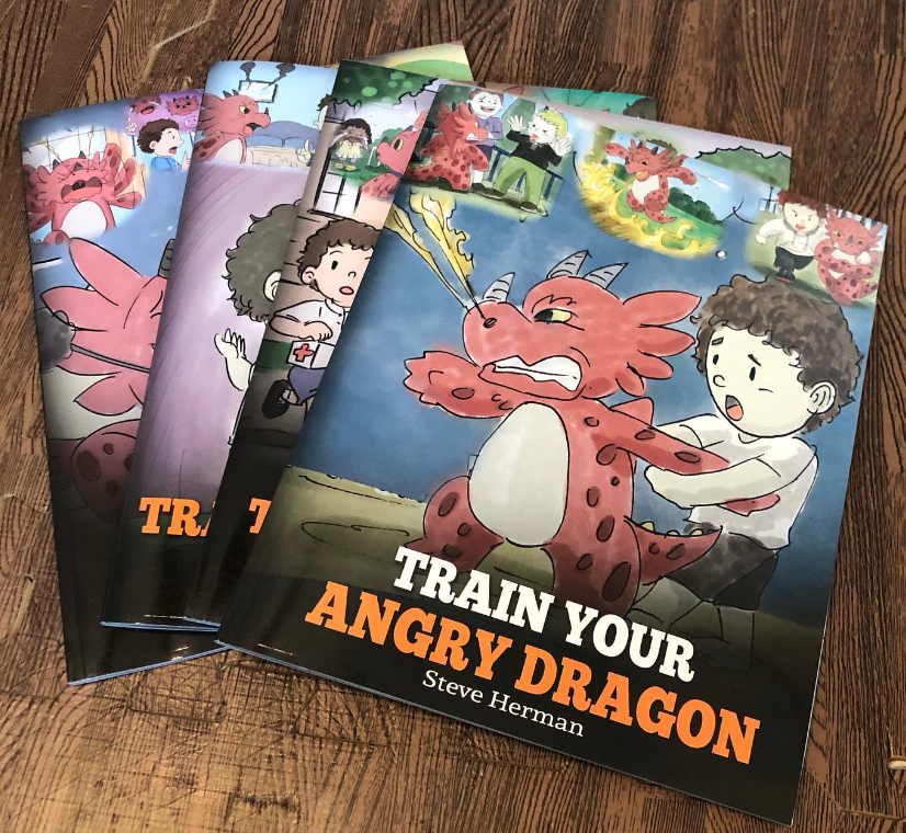 books for kids anger management - train your angry dragon