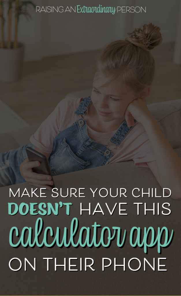 Online Safety for Kids/Teens - Check Your Child's Phone for This Secret Calculator Vault App - Tips for keeping your child safe online - best parental monitoring app - Qustodio Review #OnlineSafety #ParentingAdvice