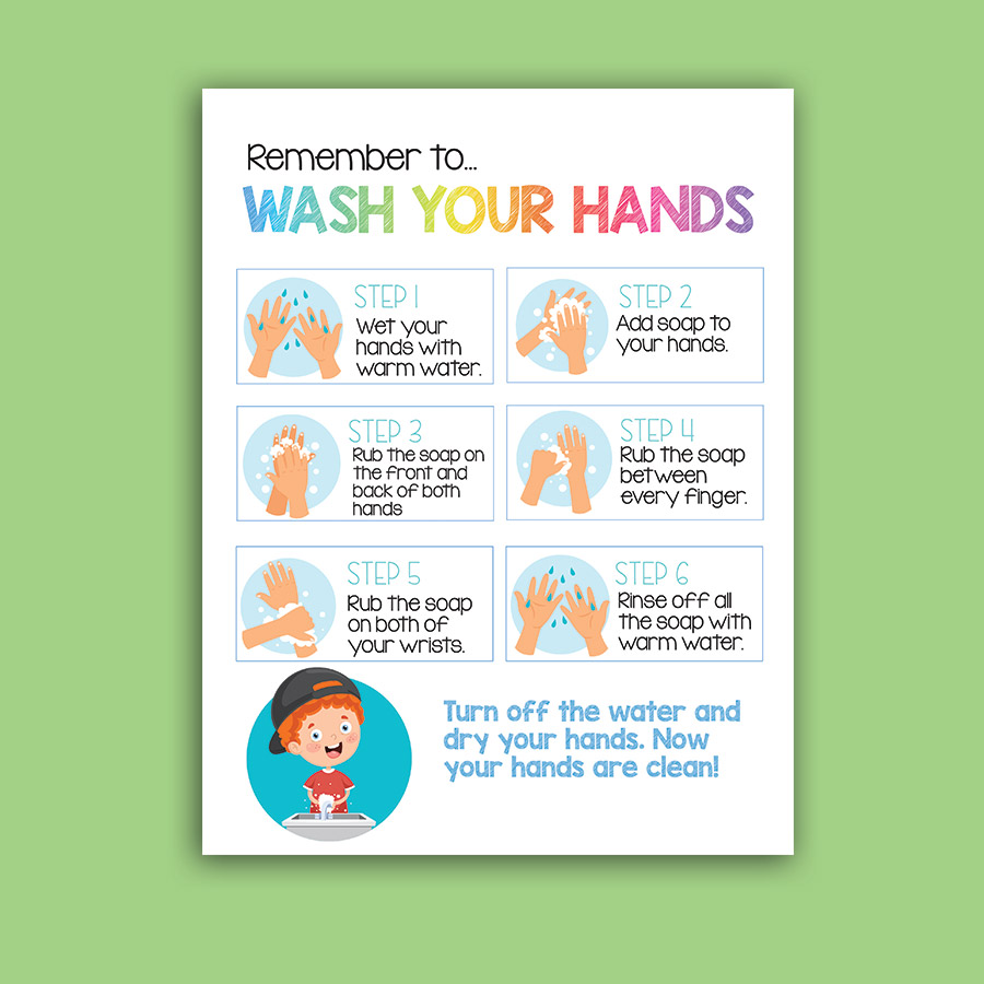 handwashing visuals for kids