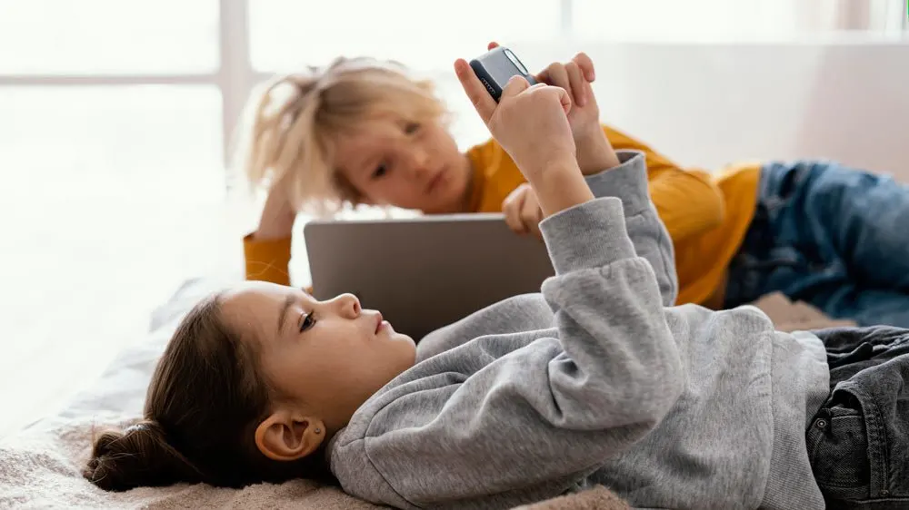 Kids on shop electronics