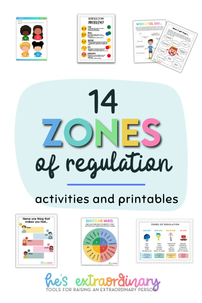 Zones of Regulation Activities and Printables