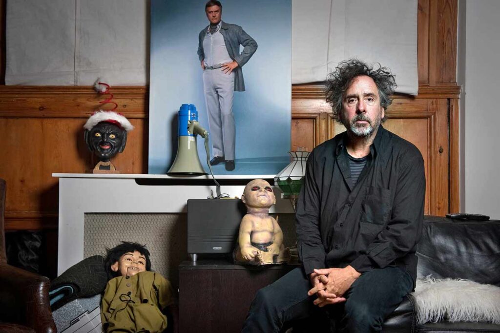Imagine of film and Tv director Tim Burton, famous people with autism